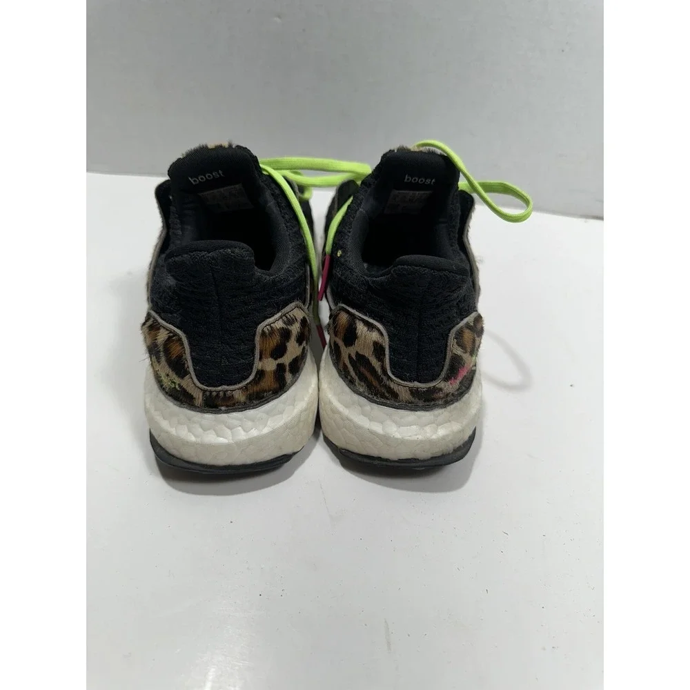 Adidas Ultraboost DNA FZ2731‎ Animal Pack Black/Leopard Youth YYJ Sz 4 /Women  5